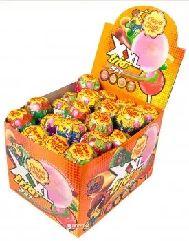 Упаковка леденців асорті Chupa Chups XXL Trio Асорті 40 шт х 29г