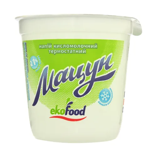 Напій кисломолочний 0.1% Мацун Ekofood 350г