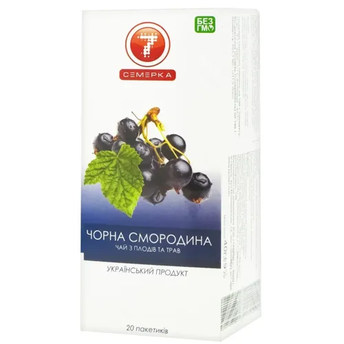 Чай плодово-трав'яний «7 Чорна смородина» 2г*20шт
