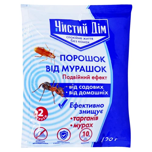 Порошок Чистий Дім від мурашок 120г