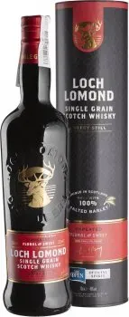 Віскі Loch Lomond Single Grain 3 у.е. 0.7л 46% в тубусі