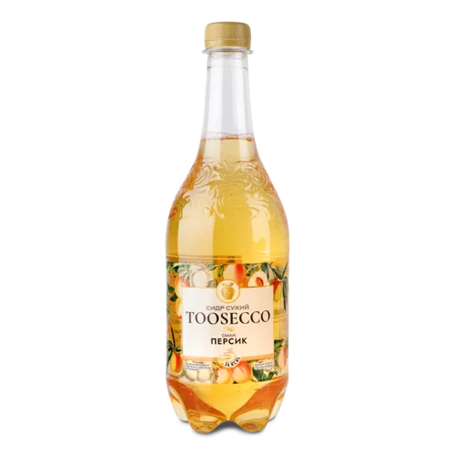 Сидр Персиковий 750мл 5% сухий газований пастеризований, п/пл