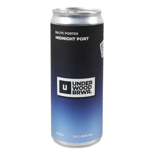 Пиво Темне Нефільтроване Непастеризоване Midnight Port Baltic Porter, 0.33л, 6.5% з/б