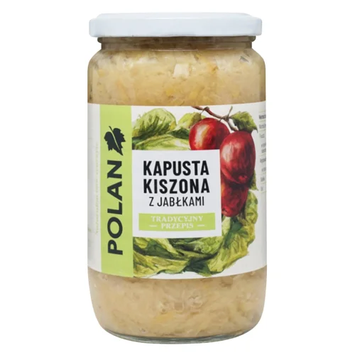 Капуста квашена Polan з яблуком 680г