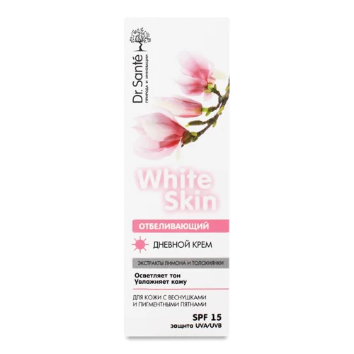 Крем для Обличчя Денний Відбілюючий White Skin Dr.Sante, 50мл
