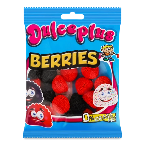Жувальні Цукерки Berries Dulceplus, в/ґ, 100г
