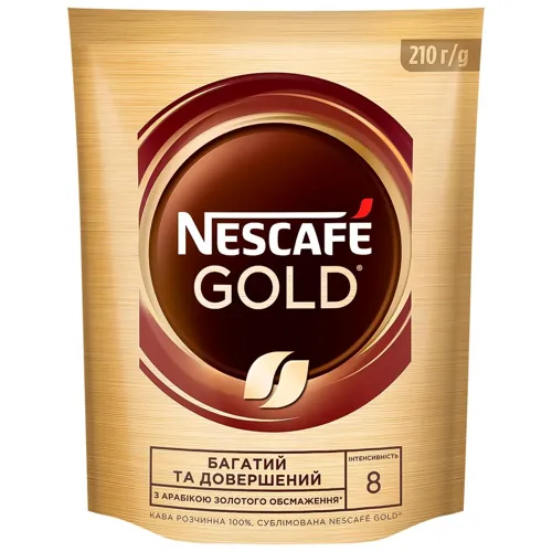 Кава NESCAFE® Gold розчинна 210г