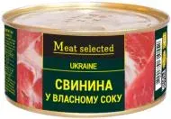 Консерва Meat Selected Свинина у власному соку 325 г