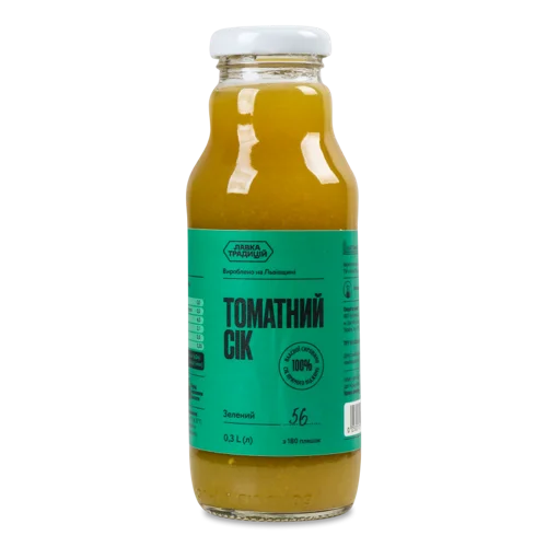 Сік Томатний Зелений В/ґ, П/Пл, 1л