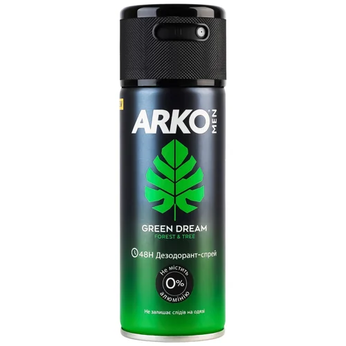 Дезодорант аерозольний Arko Men Green Dream Forest & Tree 150мл