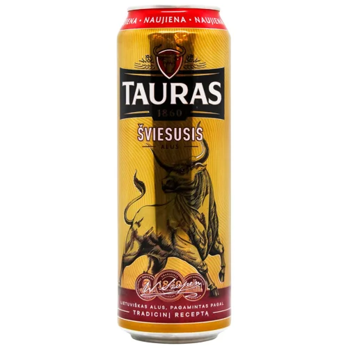 Пиво Tauras Sviususis 4,7% 0,568л