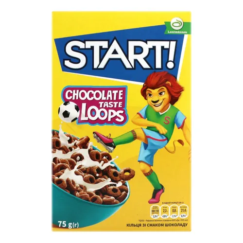 Сніданки сухі зернові «Chocolate taste loops Start!» 75г