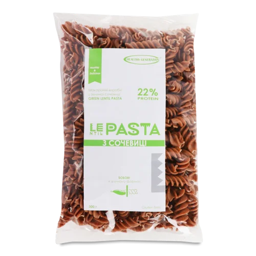 Макарони З Зеленого Сочевиці, В/ґ, 300г