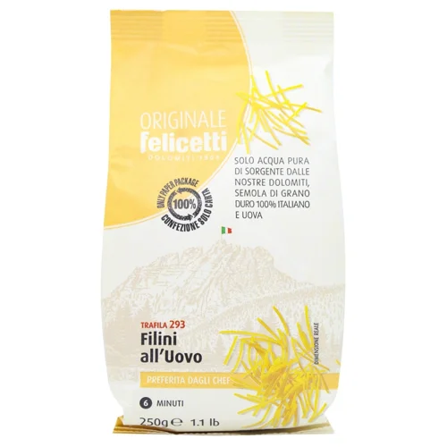 Макаронні вироби Felicetti Філіні з яйцем 250г