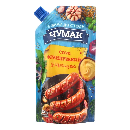 Соус Французький з гірчицею Чумак д/п 200г