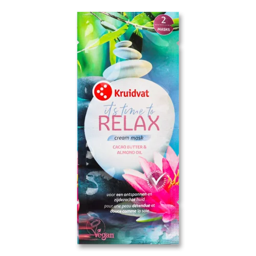 Маска для обличчя Relaxing Kruidvat, 2 шт, в/ґ
