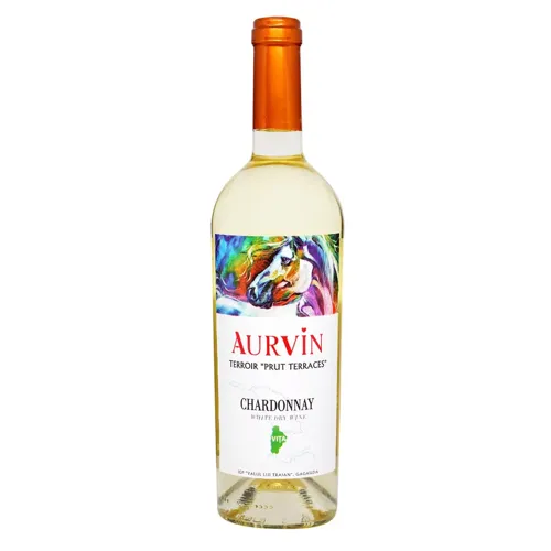 Вино Aurvin Шардоне біле сухе 13.5% 0.75л
