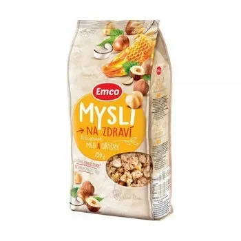 Мюслі Emco з медом та горіхами 750г