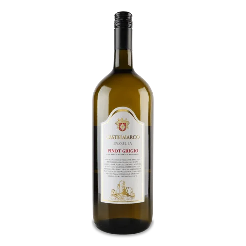 Вино Біле Сухе Pinot Grigio В/Ґ 12% П/Пл 1.5л