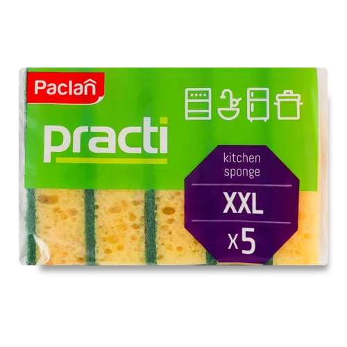 Губки Кухонні XXL Paclan В/ґ 5шт