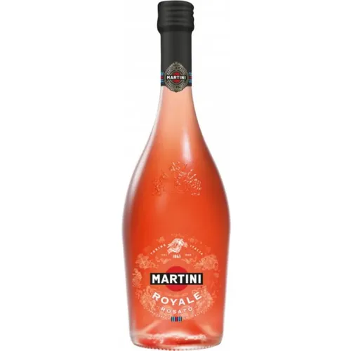 Коктейль винний ігристий Martini Royale Rosato рожеве напівсолодке 0.75л 8%