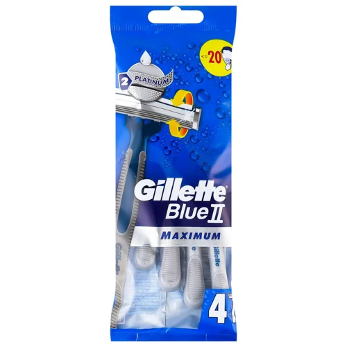 Бритви одноразові Blue II Maximum 4шт