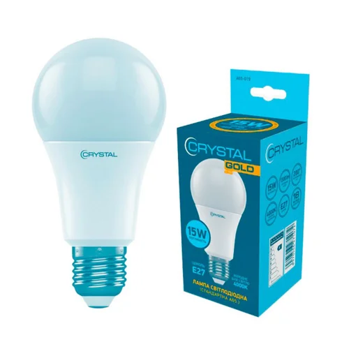 Лампа Crystal Gold Led A65 15W Е27 4K A65-019