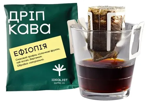 Кава Idealist Coffee Co Ефіопія Дріп, 1 шт.