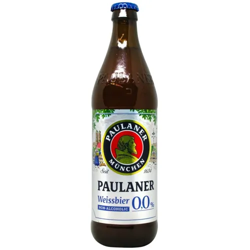 Пиво Paulaner світле нефільтроване безалкогольне 0,5л