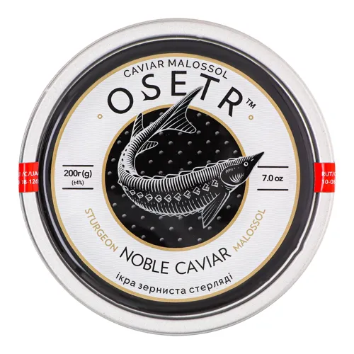 Ікра стерляді зерниста Noble Caviar Osetr з/б 200г