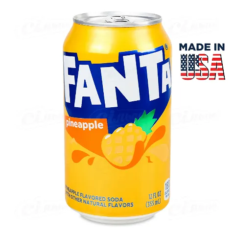 Напій Fanta Pineapple з залізною банкою, 0,355л