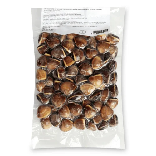 Клем Delfin у мушлі варено-морожений коричневий 60/80,1кг