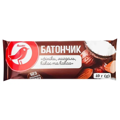 Батончик Фінік, Кокос, Како