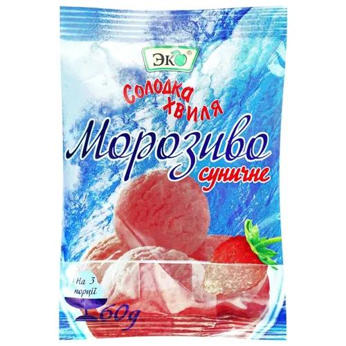 Морозиво суничне «Еко» 60г
