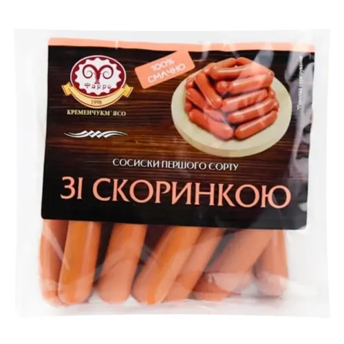 Сосиски Фарро зі скоринкою перший гатунок