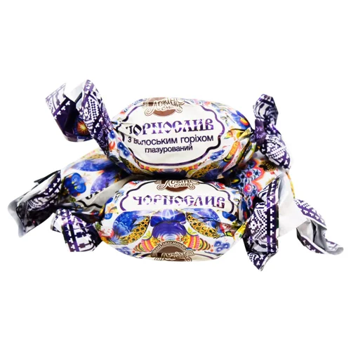 Цукерки ЛогінсСмак Чорнослив з волоським горіхом