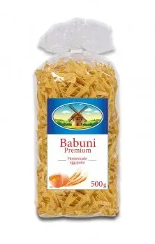 Макарони яєчні 9% Локшина №5 Babuni Premium 12 шт х 500г