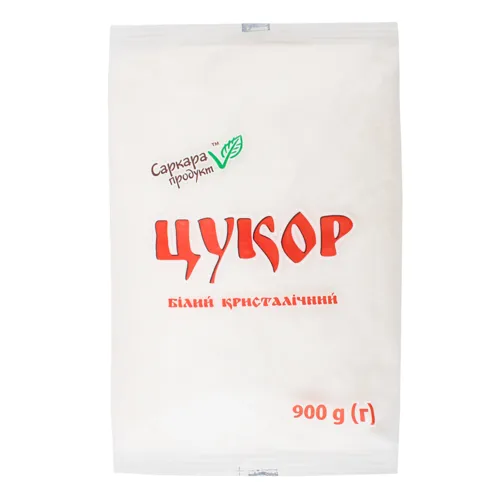 Цукор білий кристалічний Саркара продукт м/у 900г