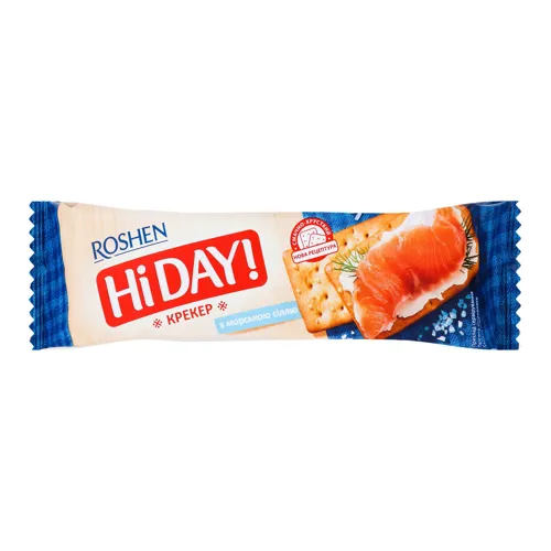 Крекер з морською сіллю Hi day! Roshen м/у 168г