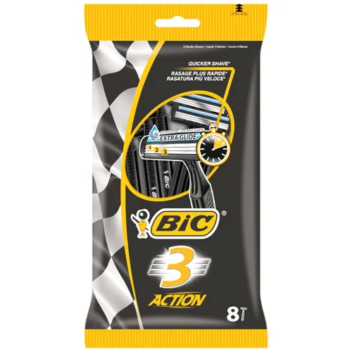 Бритва BIC Action 3 одноразова чоловіча 8шт