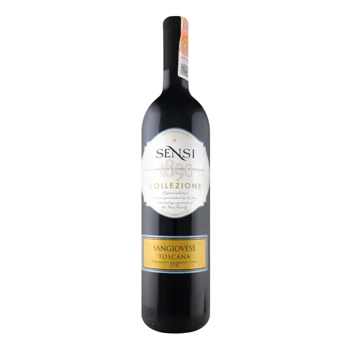 Вино червоне сухе Sangiovese Collezione Sensi 0.75л 13%