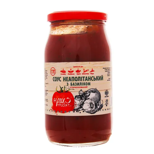 Соус Наш ПродуктиК Неаполитанский з базиликом