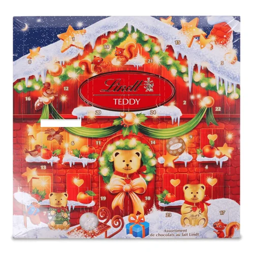 Aдвент-календар Lindt Teddy 124г
