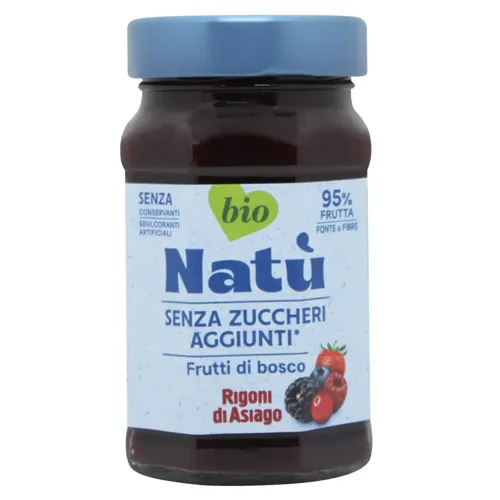 Джем Natu Лісові ягоди без додавання цукру органічний 240г