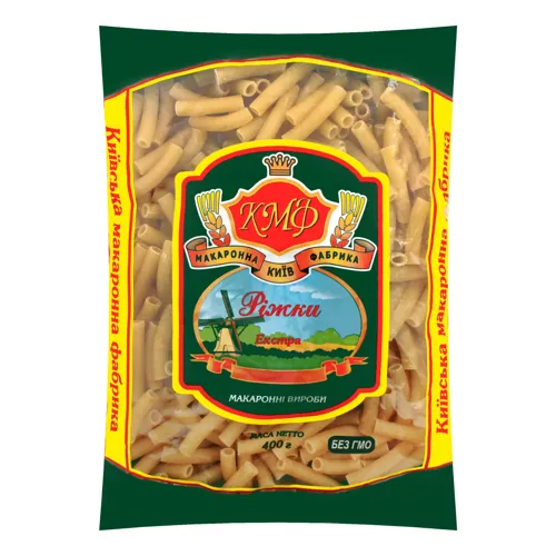Макаронні вироби Ріжкі Екстра КМФ м/у 350г