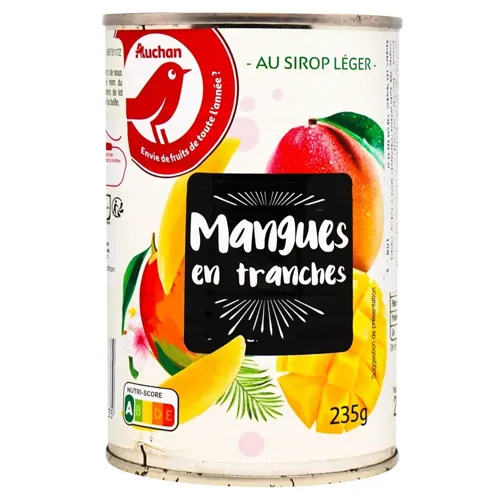 Манго Ашан Кільця в сиропі 250г