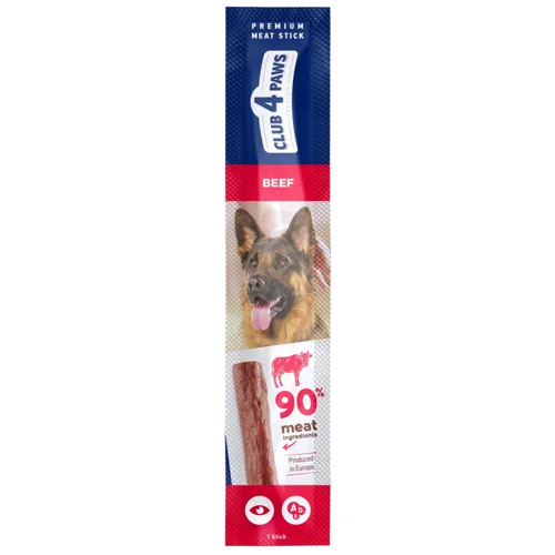 Ласощі для собак Club 4 Paws Premium з яловичиною паличка 12г
