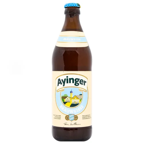 Пиво Ayinger Brauweisse світле фільтроване 5.1%, 0.5л
