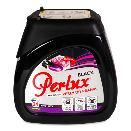 Засіб для Прання Чорних Та Темних Тканин В Розчинних Капсулах Black Perlux 552г