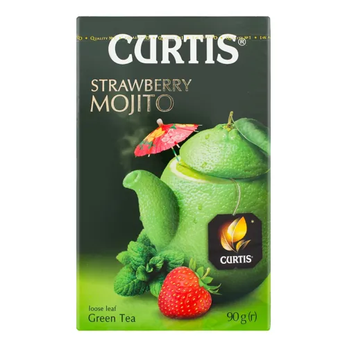Чай зелений Curtis Полуничний Мохіто 90г